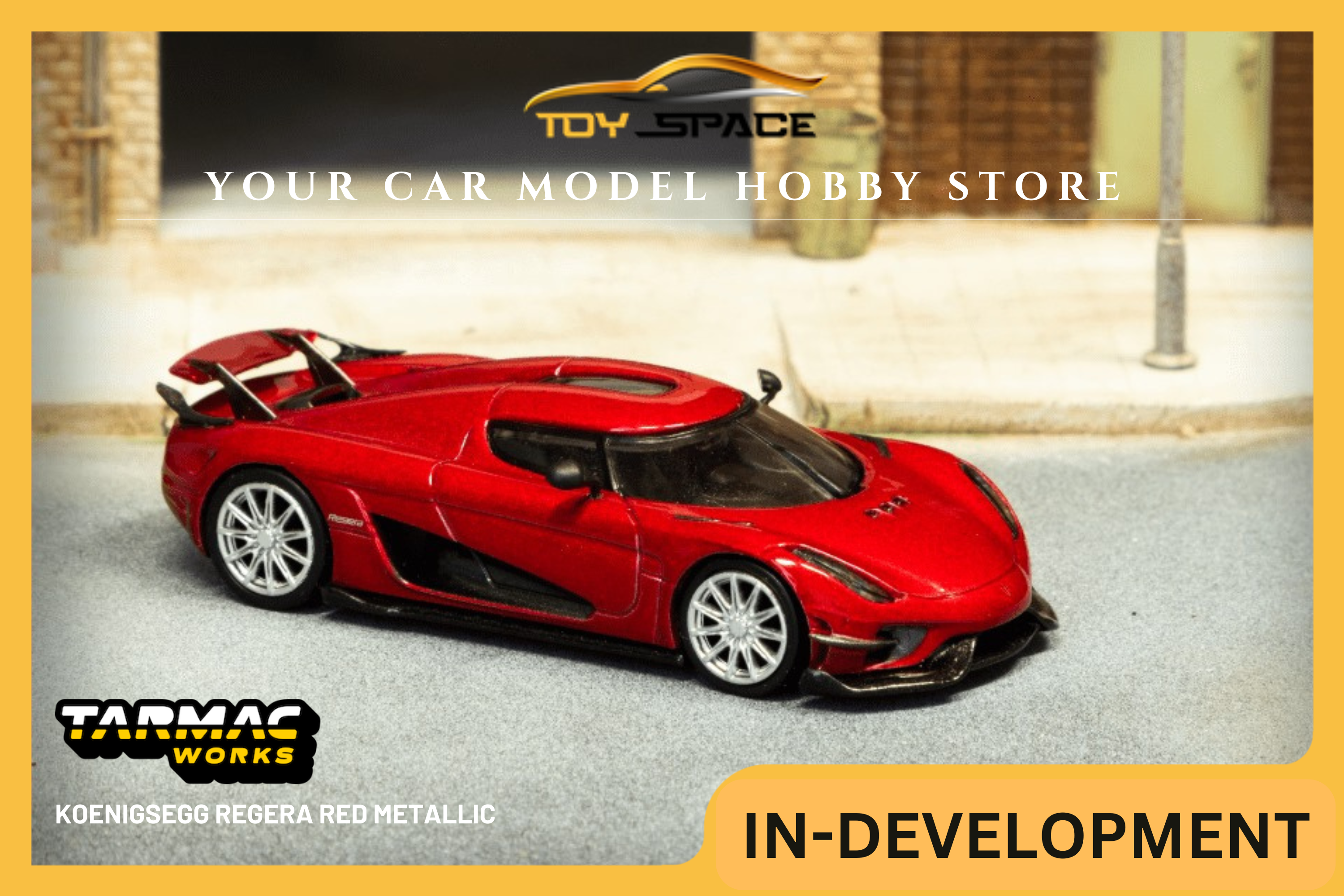 [TARMAC WORKS] 1:64 Koenigsegg Regera Red Metallic - GLOBAL64