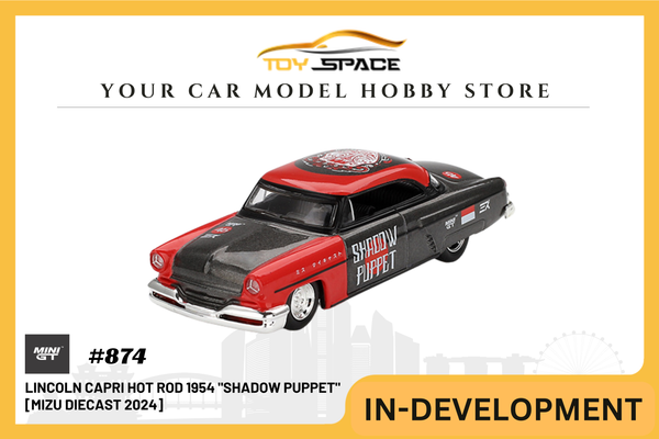 [MINI GT] Lincoln Capri Hot Rod 1954 "Shadow Puppet" [MIZU Diecast 2024]