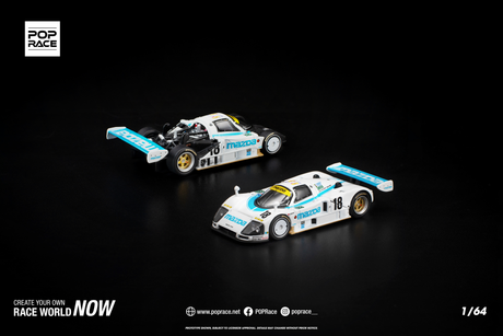 [POP RACE] 1:64 Mazda 787B 1991 Le Mans 24HRS #18 - Toy Space Diecast Online Store Singapore