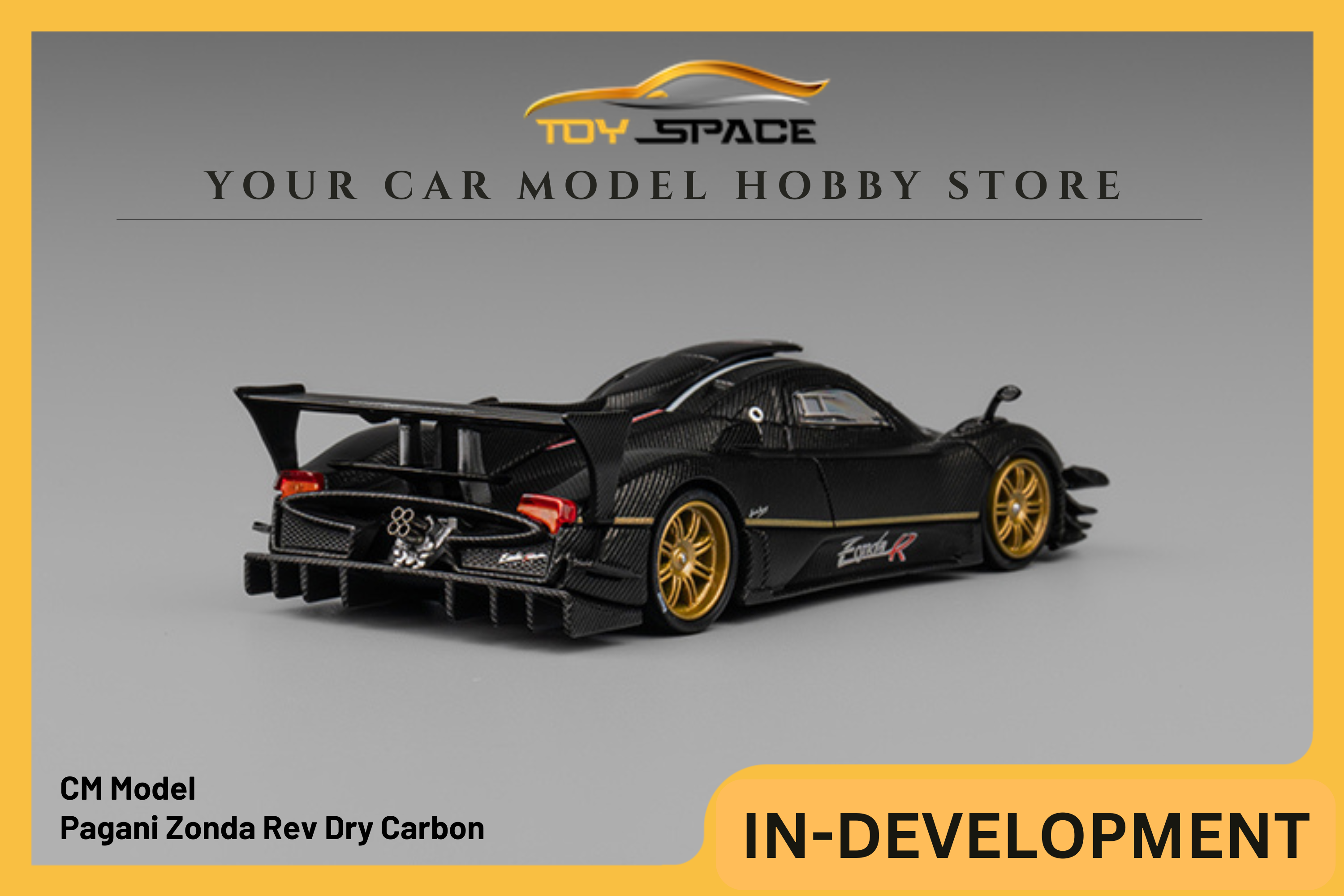 [CM MODEL] 1:64 Pagani Zonda Rev Dry Carbon