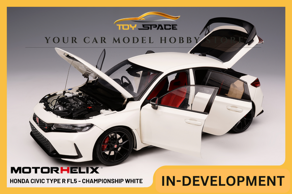 [MOTORHELIX] 1:18 Honda Civic Type R FL5 - Championship White