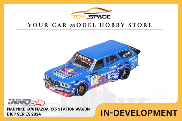 [INNO64] Mad Mike 1976 Mazda RX3 Station Wagon  D1GP Series 2024