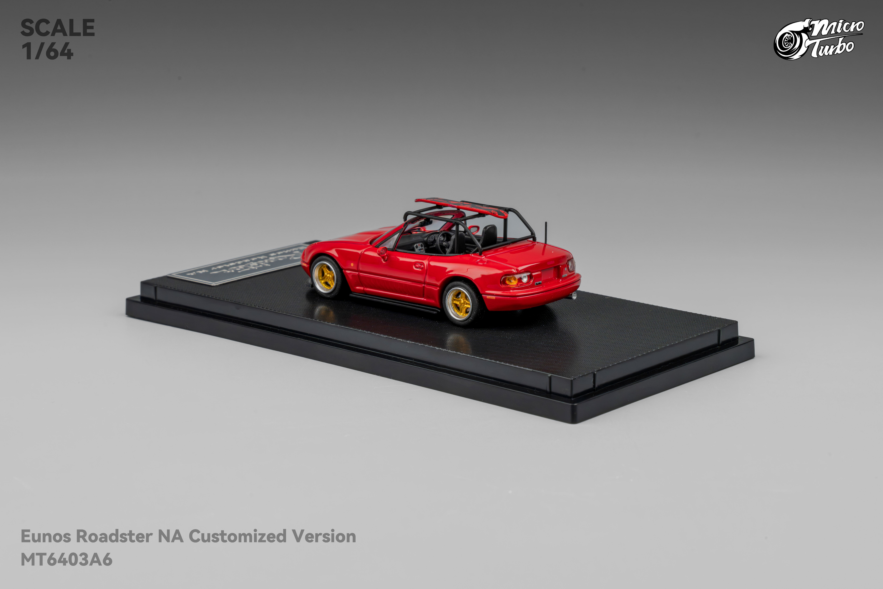 [MICRO TURBO] 1:64 MX5 Eunos Roadster Red