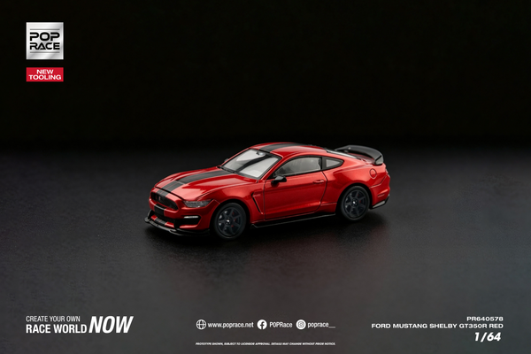 [POP RACE] 1:64 Ford Mustang Shelby GT350R