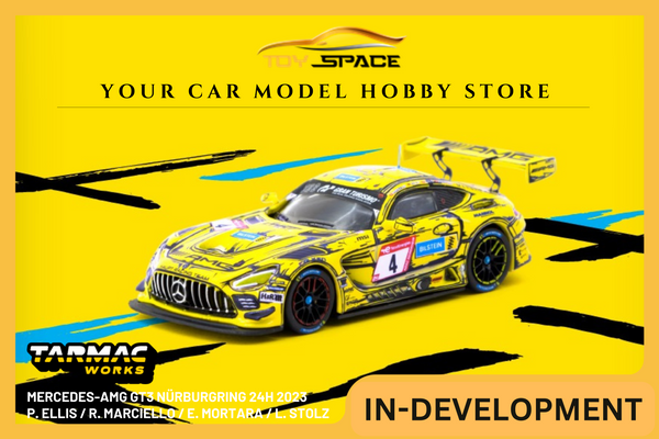 [TARMAC WORKS] 1:64 Mercedes-AMG GT3 Nürburgring 24h 2023 P. Ellis / R. Marciello / E. Mortara / L. Stolz - HOBBY64