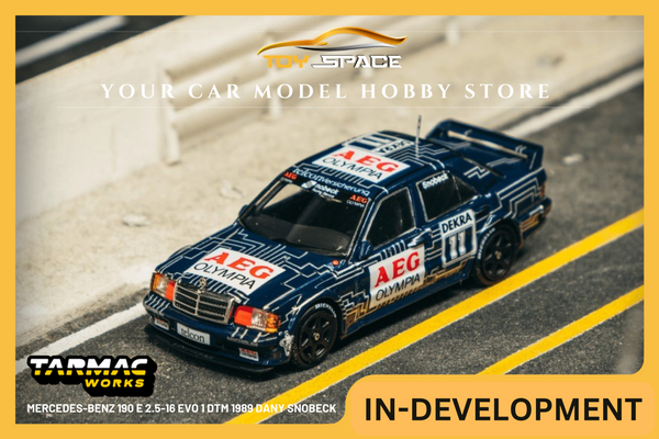 [TARMAC WORKS] 1:64 Mercedes-Benz 190 E 2.5-16 EVO 1 DTM 1989 Dany Snobeck