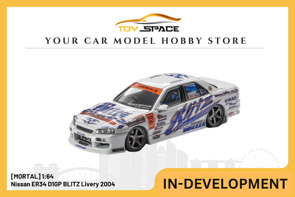 [MORTAL] 1:64 Nissan ER34 D1GP BLITZ Livery 2004