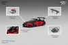 [MICRO TURBO] 1:64 S2000 JS Racing Transparent Red