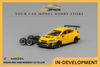 [CM MODEL] 1:64 Subaru WRX Varis Widebody 2.0 Yellow