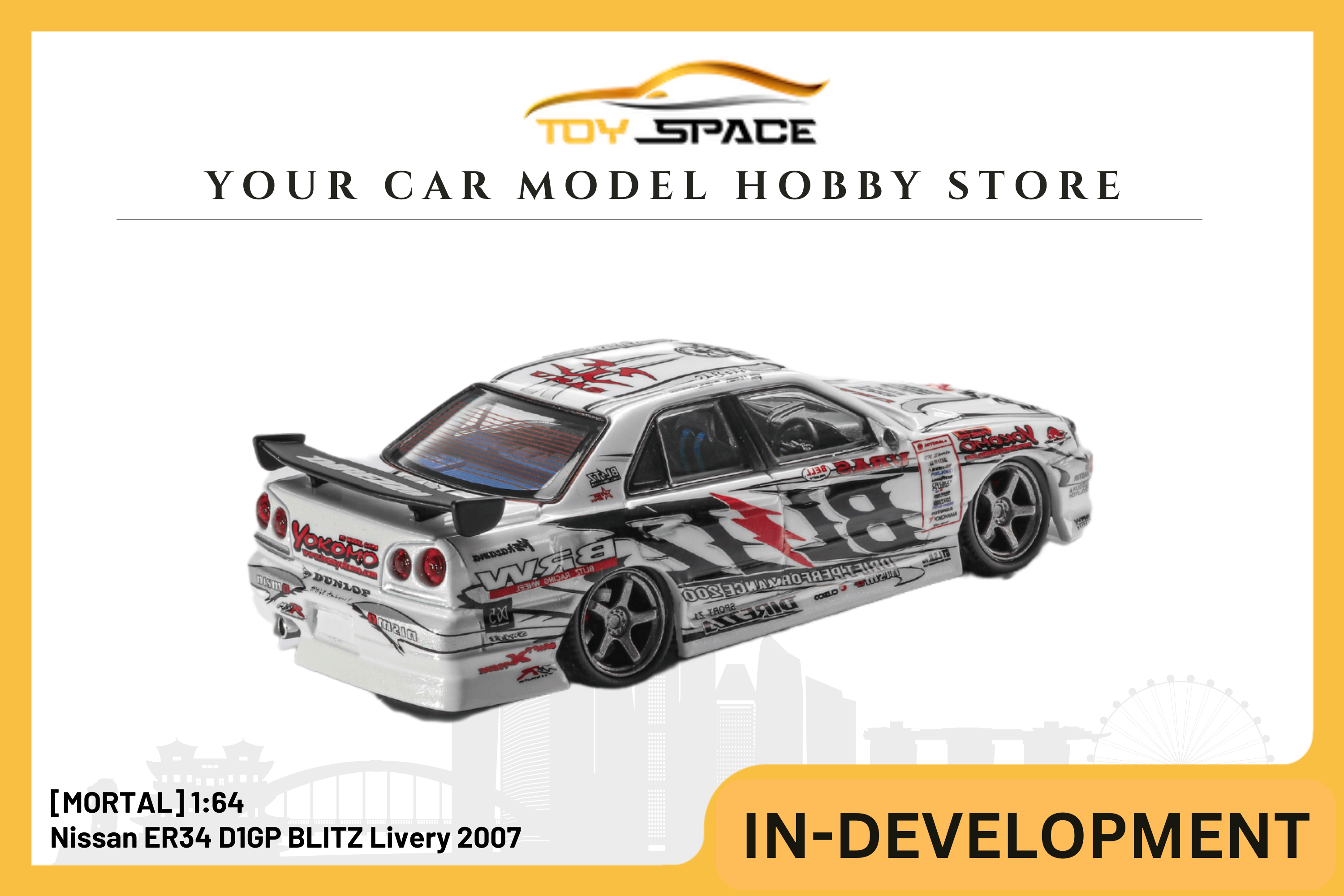 [MORTAL] 1:64 Nissan ER34 D1GP BLITZ Livery 2007