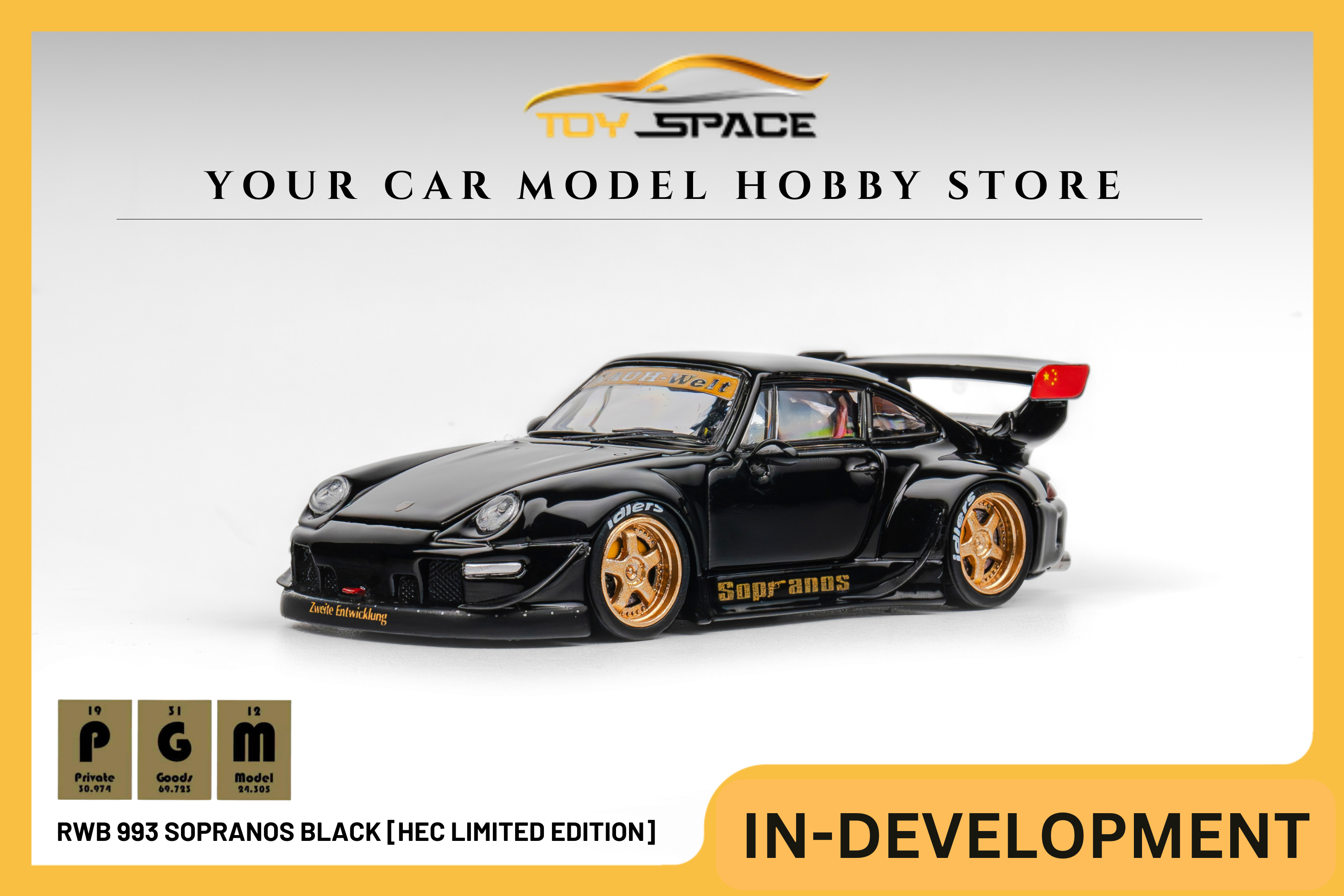 [PGM] 1:64 RWB 993 Sopranos Black [HEC Limited Edition]