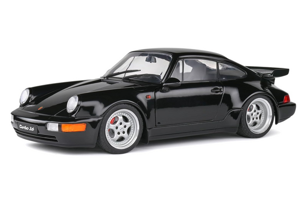 [SOLIDO] 1:18 Porsche 911 (964) Turbo Black 1993