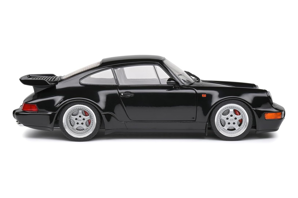 [SOLIDO] 1:18 Porsche 911 (964) Turbo Black 1993 - Toy Space Diecast Online Store Singapore