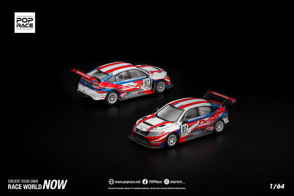 [POP RACE] 1:64 Honda Civic Type-R (FL5) TCR M&K Racing