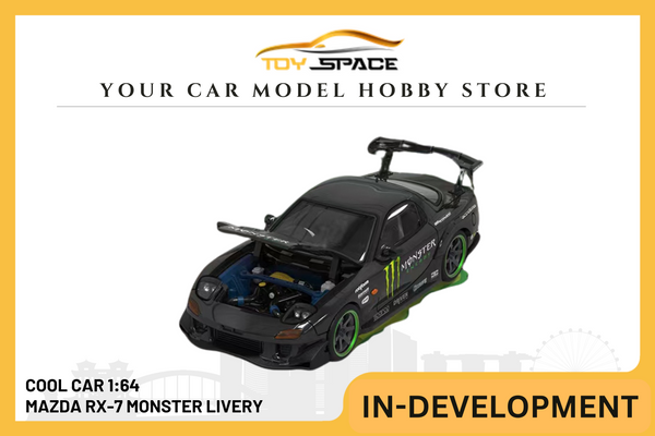 [COOL CAR] 1:64 Mazda RX-7 Monster Livery