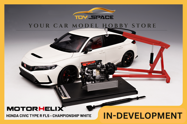[MOTORHELIX] 1:18 Honda Civic Type R FL5 - Championship White
