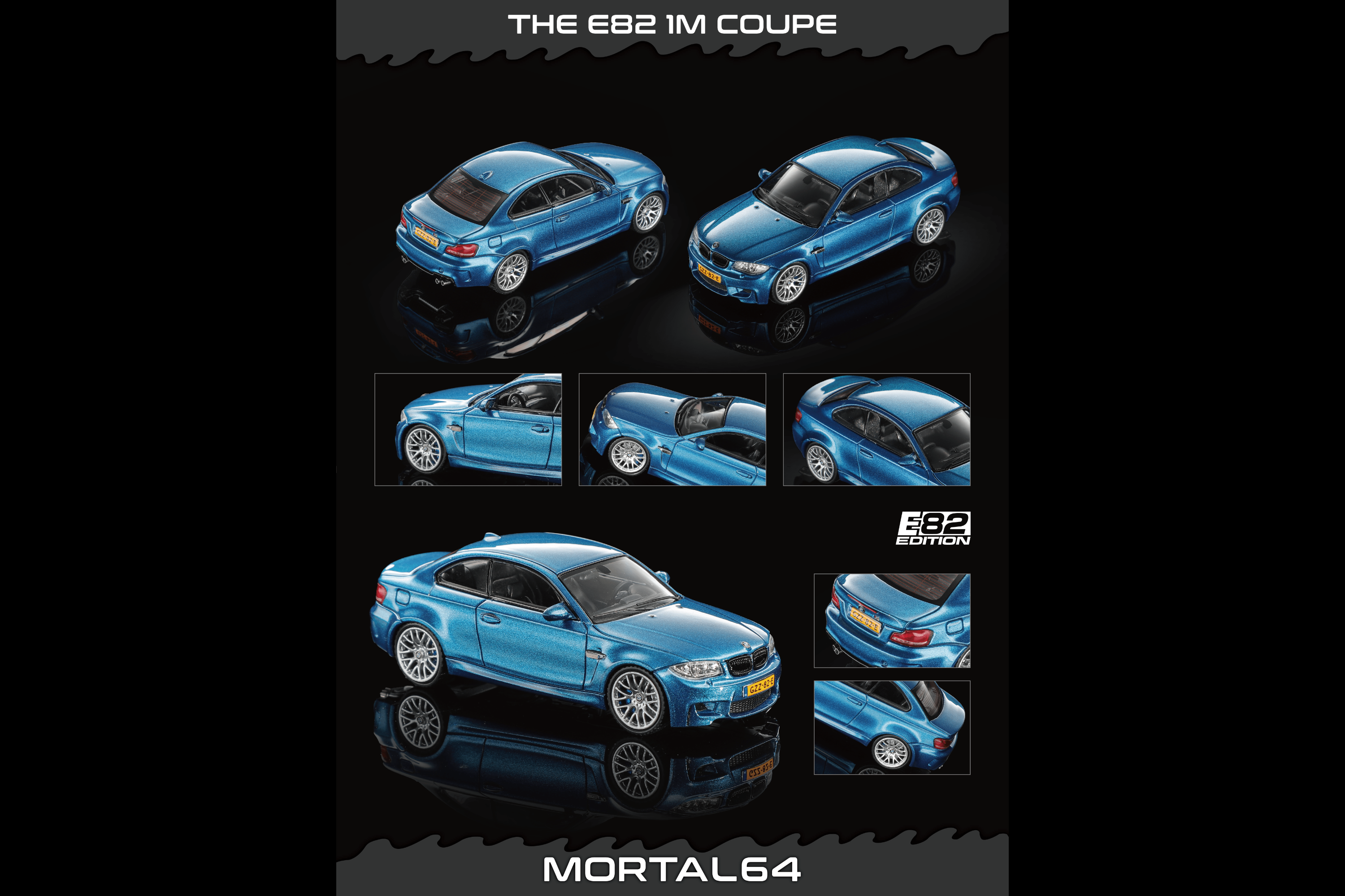 [MORTAL] 1:64 BMW 1M Coupe Metallic Long Beach Blue