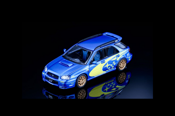 [FURUYA] 1:64 Subaru Impreza WRX STi 8th Generations Travel Version Rally Blue