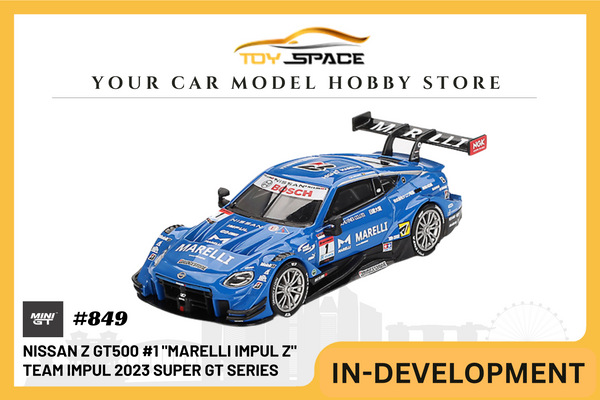 [MINI GT] Nissan Z GT500 #1 "MARELLI IMPUL Z" Team Impul 2023 Super GT Series / Super GT Blister Packaging