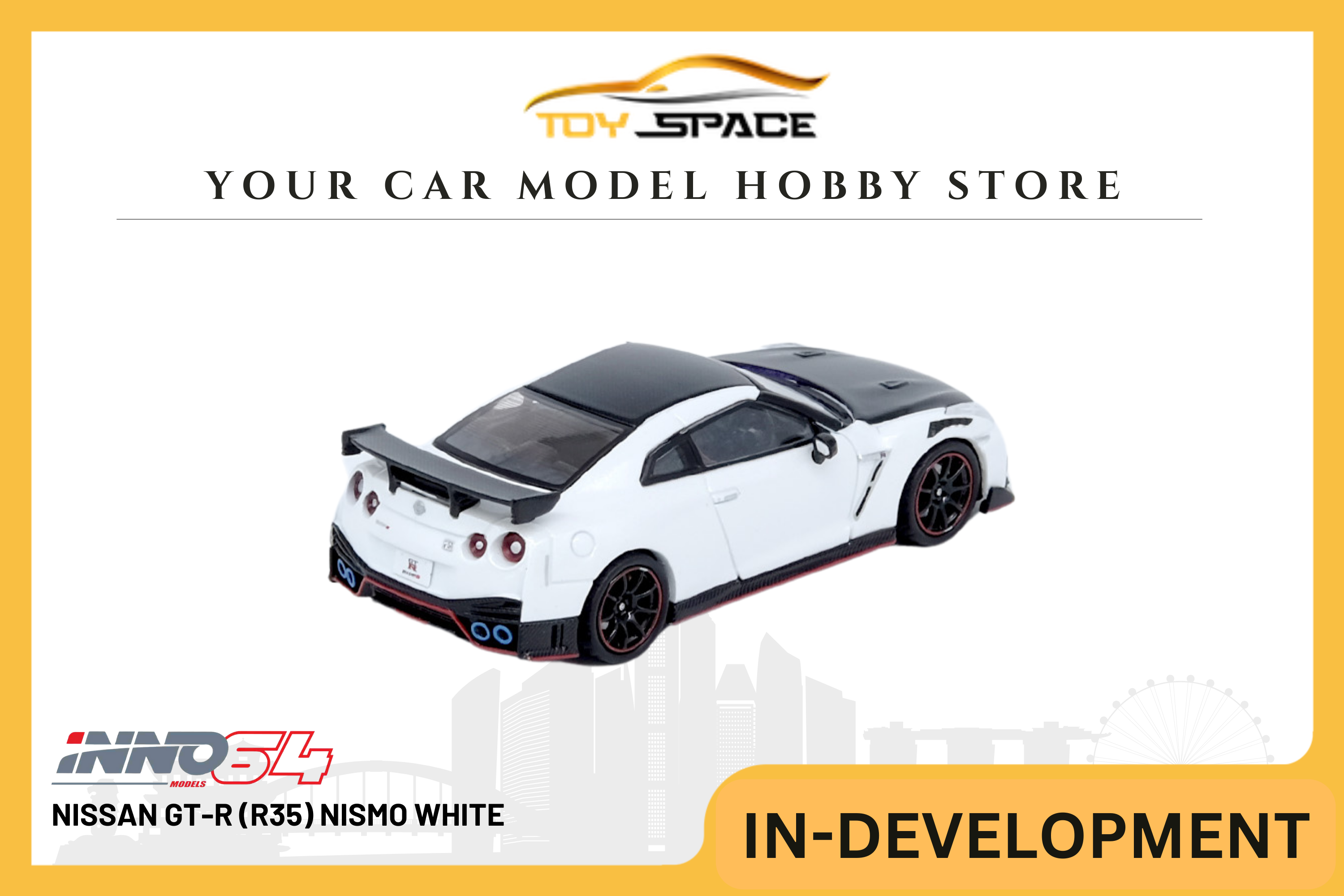 [INNO64] Nissan GT-R (R35) Nismo White