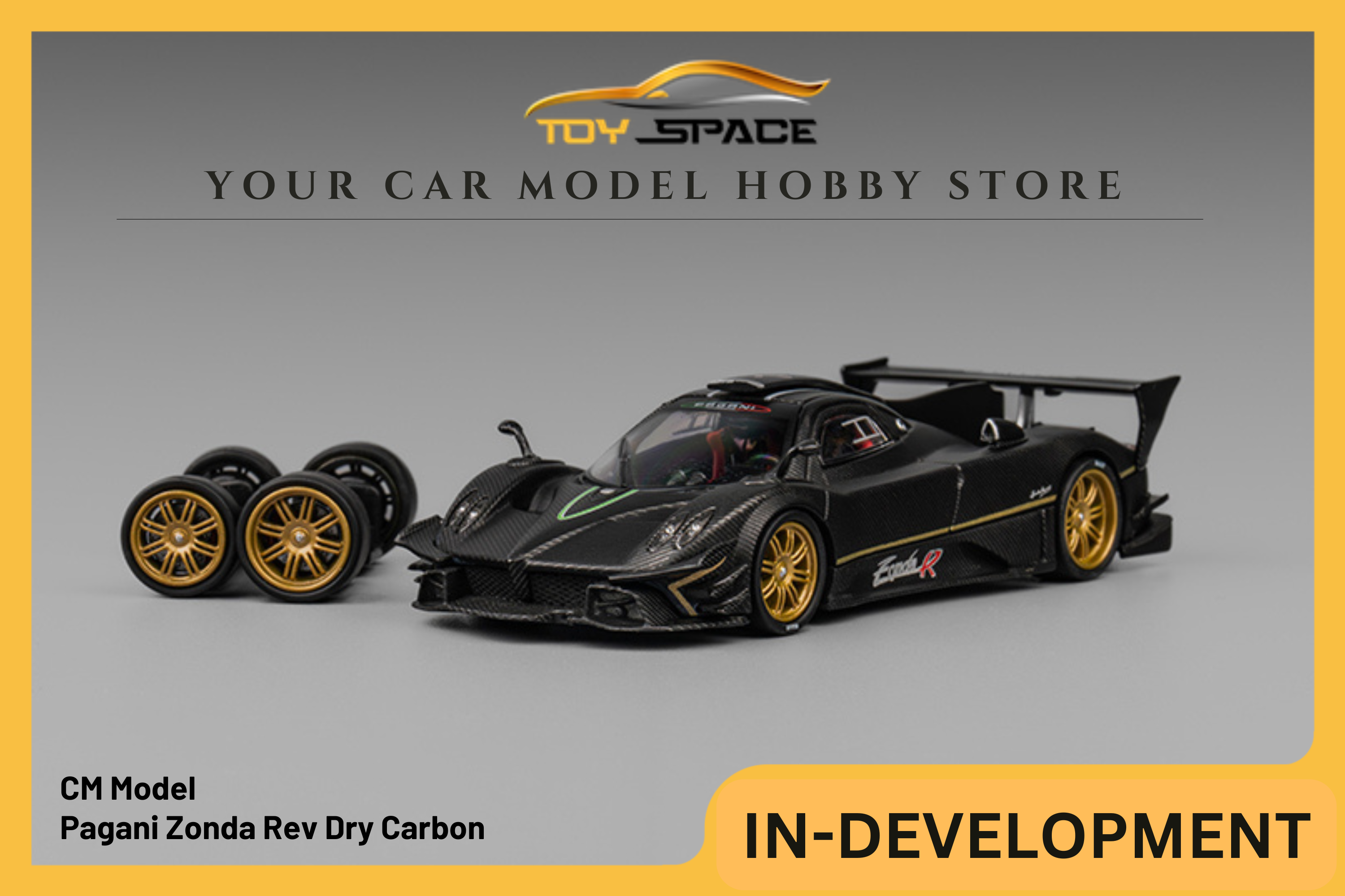 [CM MODEL] 1:64 Pagani Zonda Rev Dry Carbon