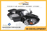 [SOLIDO] 1:18 Porsche 911 (964) Turbo Black 1993 - Toy Space Diecast Online Store Singapore