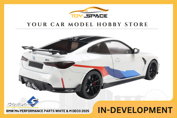 [SOLIDO] 1:18 BMW M4 Performance Parts White & M Deco 2025