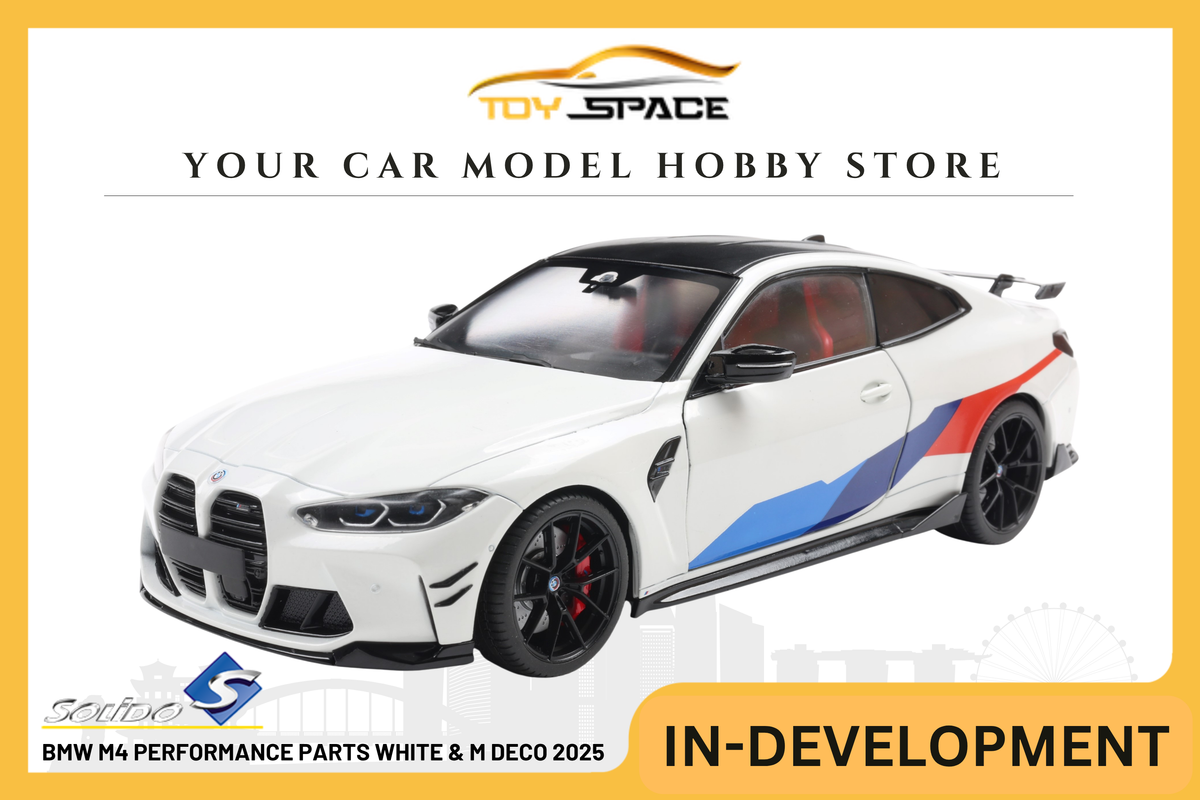 [SOLIDO] 1:18 BMW M4 Performance Parts White & M Deco 2025