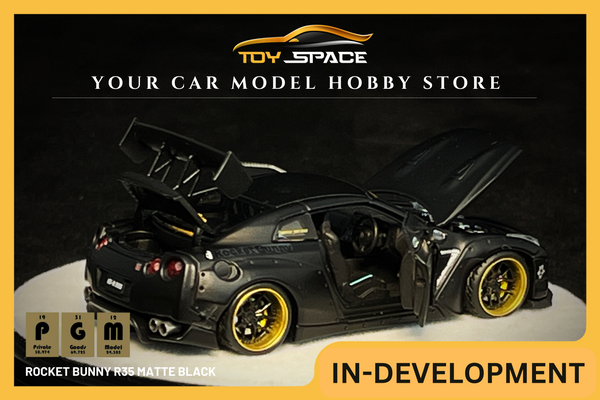 [PGM] 1:64 Rocket Bunny R35 Matte Black