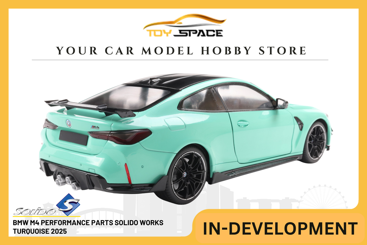 [SOLIDO] 1:18 BMW M4 Performance Parts Solido Works Turquoise 2025
