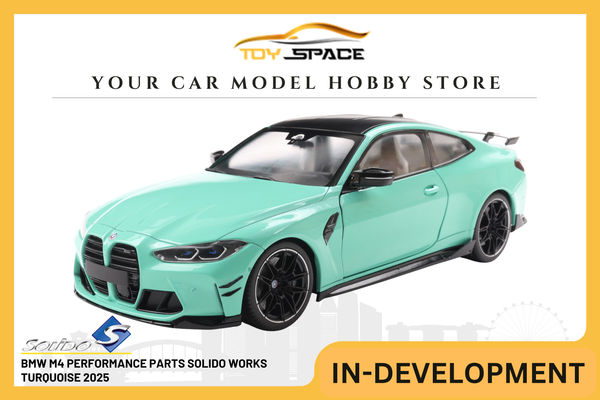 [SOLIDO] 1:18 BMW M4 Performance Parts Solido Works Turquoise 2025