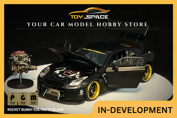 [PGM] 1:64 Rocket Bunny R35 Matte Black