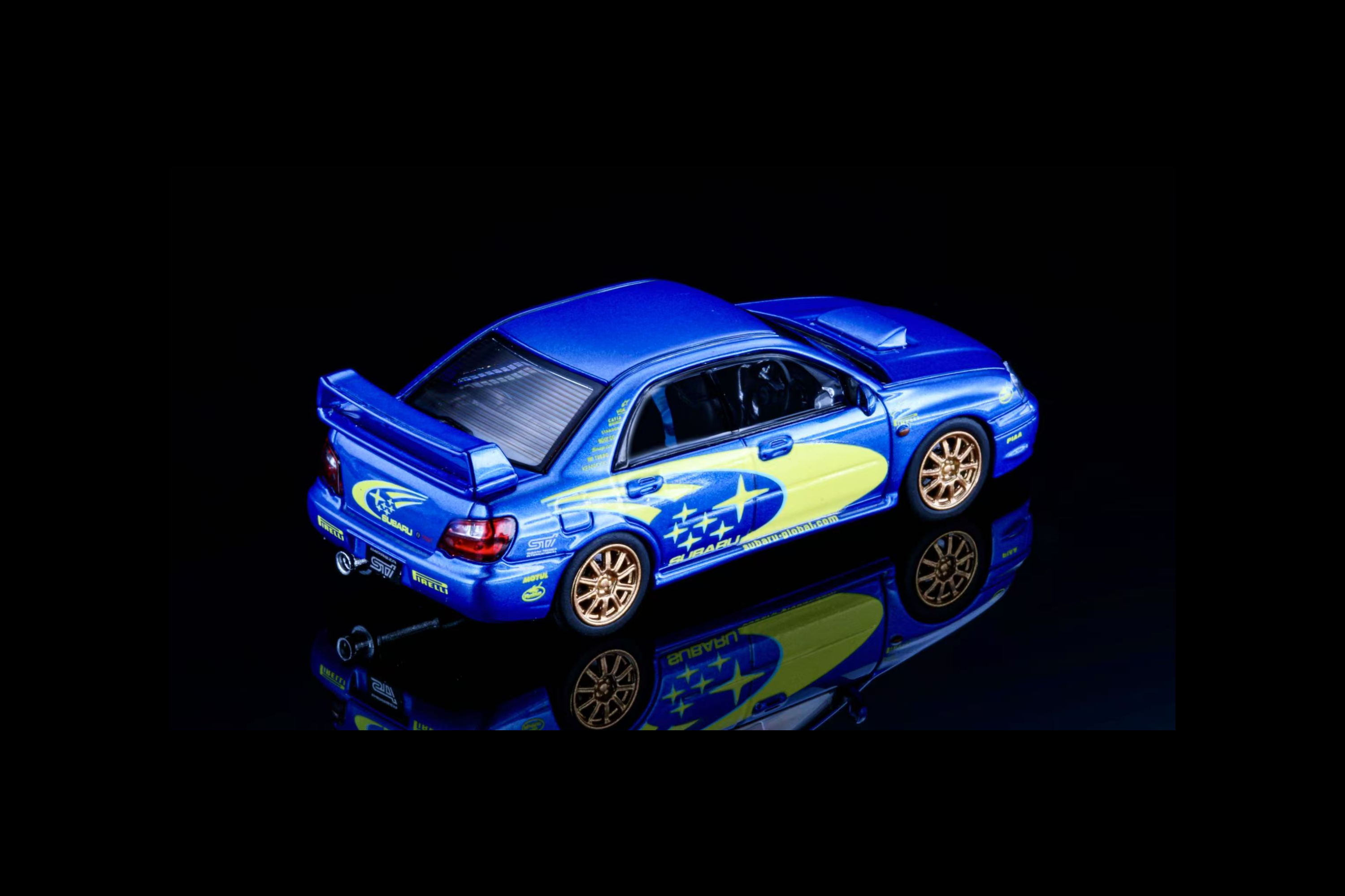 [FURUYA] 1:64 Subaru Impreza WRX STi 8th Generations Sedan Version Rally Blue