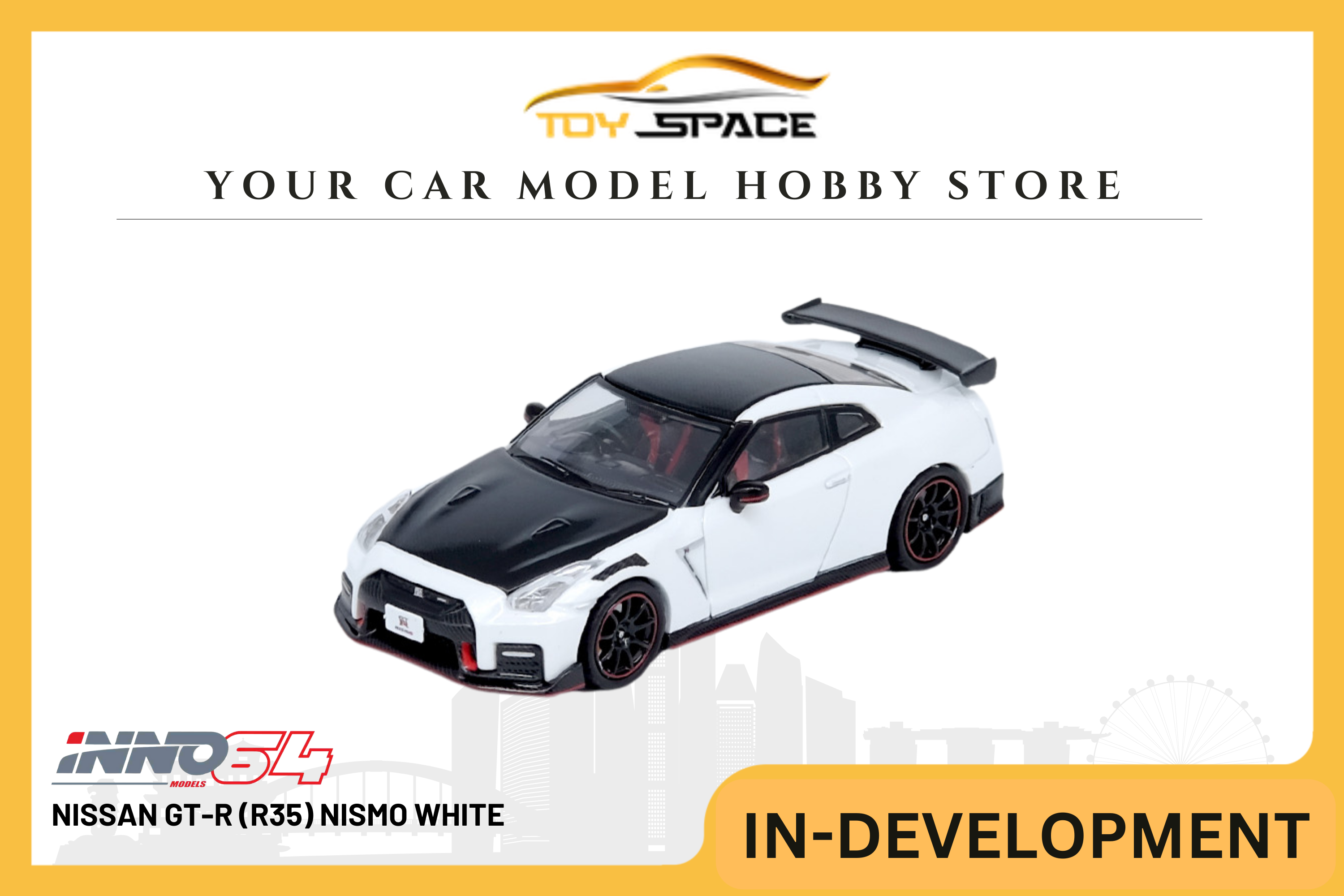 [INNO64] Nissan GT-R (R35) Nismo White