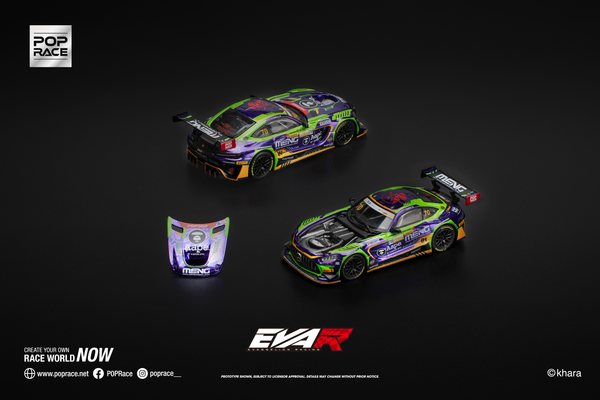 [POP RACE] 1:64 Eva RT Test Type - 01 AMG GT3 Evo Macau GP 2023