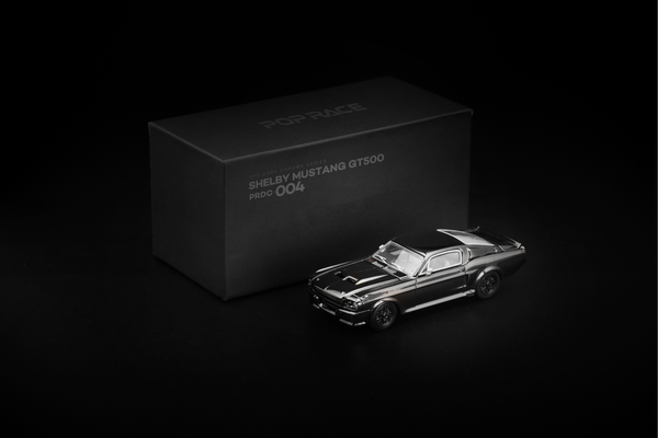 [POP RACE] 1:64 Shelby Mustang GT500 Dark Chrome