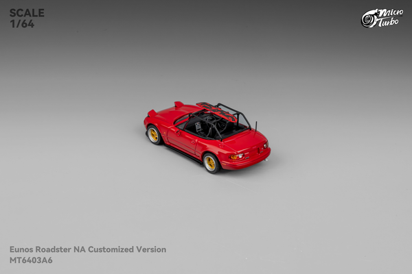 [MICRO TURBO] 1:64 MX5 Eunos Roadster Red