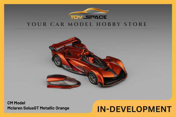 [CM MODEL] 1:64 Mclaren SolusGT Metallic Orange