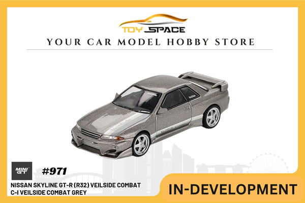 [MINI GT] Nissan Skyline GT-R (R32) Veilside Combat C-I Veilside Combat Grey