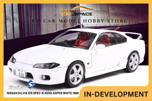 [SOLIDO] 1:18 Nissan Silvia S15 Spec-R Aero Aspen White 1999