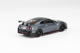 [MOTORHELIX] 1:64 Nissan GT-R Nismo (R35) 2024 Stealth Gray With Magnetic Engine Cover