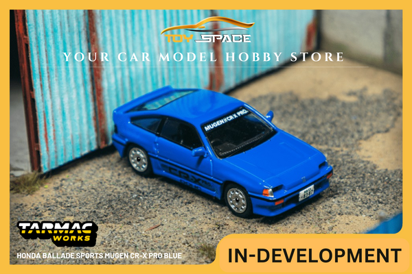 [TARMAC WORKS] 1:64 Honda Ballade Sports MUGEN CR-X PRO Blue