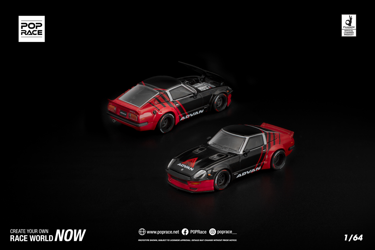 [POP RACE] 1:64 PANDEM 280ZX Advan