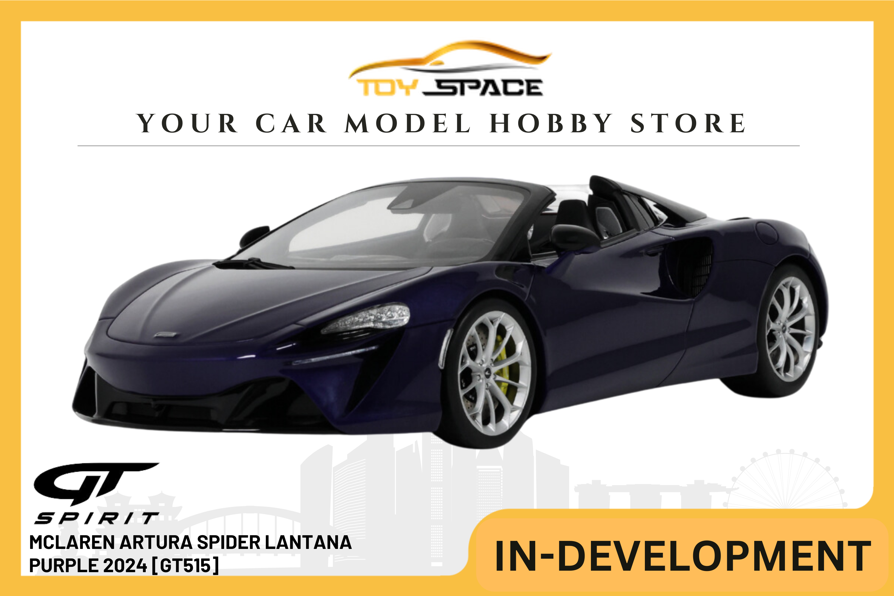 [GT SPIRIT] 1:18 McLaren Artura Spider Lantana Purple 2024 [GT515]