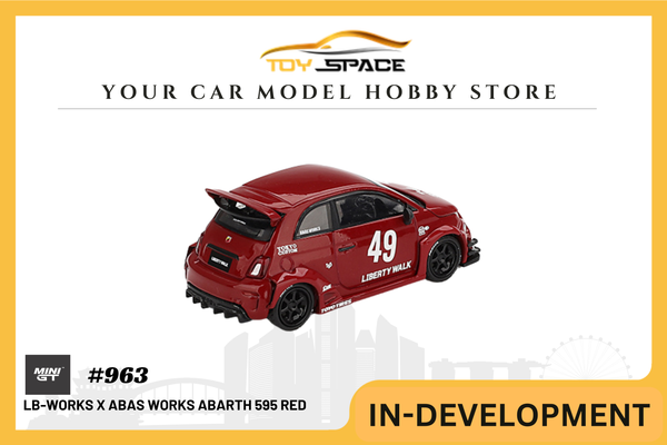 [MINI GT] LB-WORKS x Abas Works ABARTH 595 Red