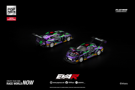 [POP RACE] 1:64 Eva RT Test Type-01 Pop Race RE Super G Time Attack - Toy Space Diecast Online Store Singapore
