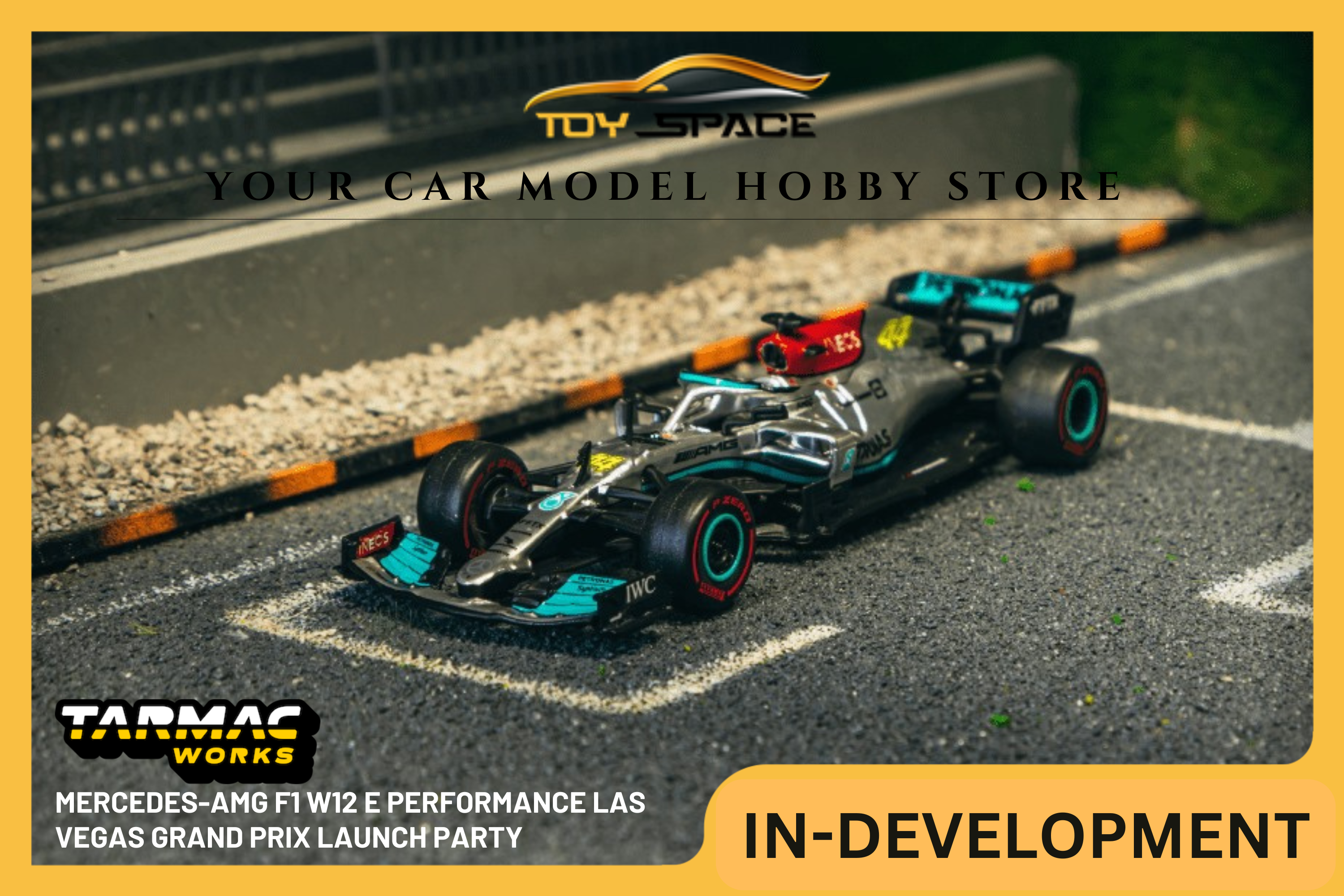 [TARMAC WORKS] 1:64 Mercedes-AMG F1 W12 E Performance Las Vegas Grand Prix Launch Party