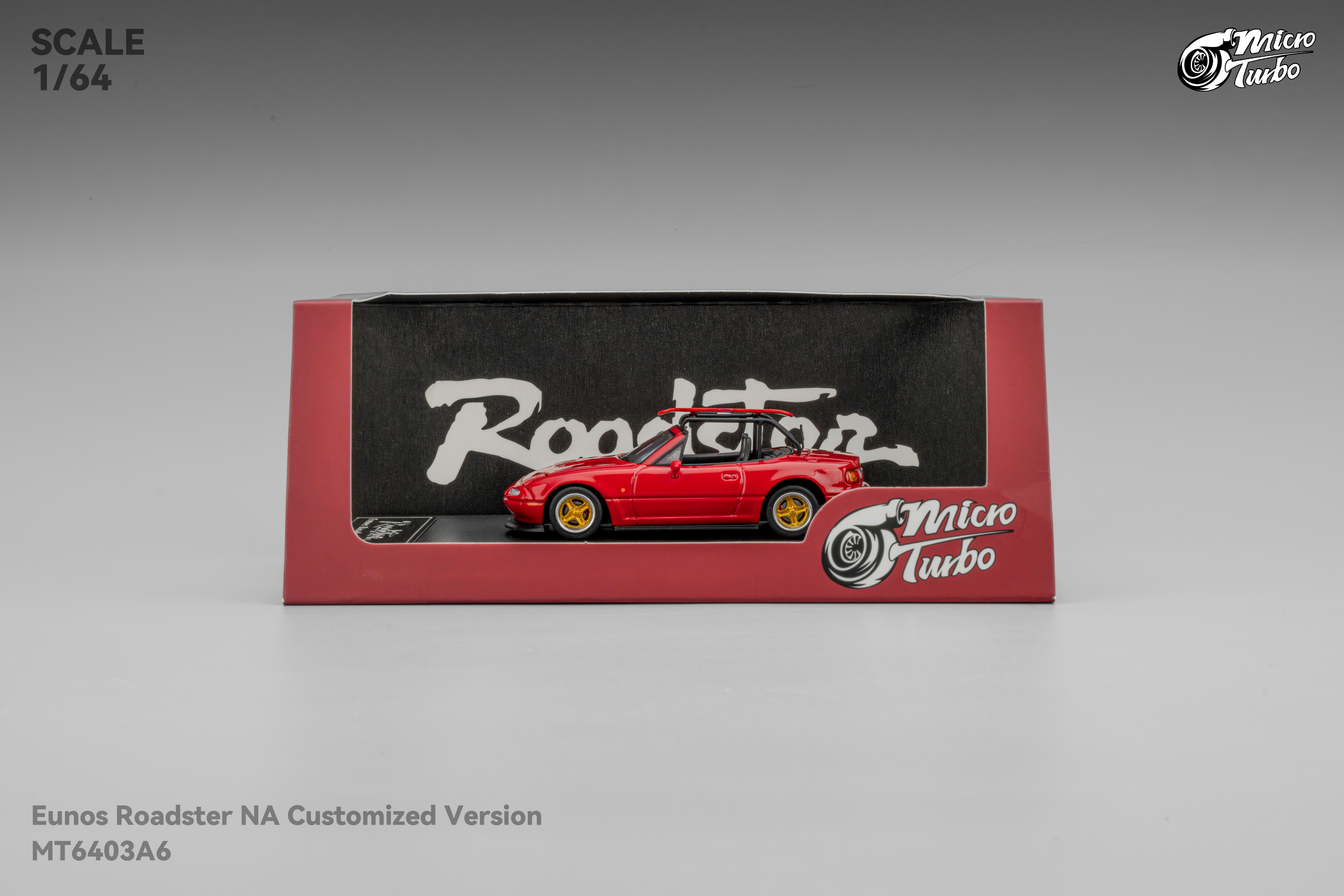 [MICRO TURBO] 1:64 MX5 Eunos Roadster Red