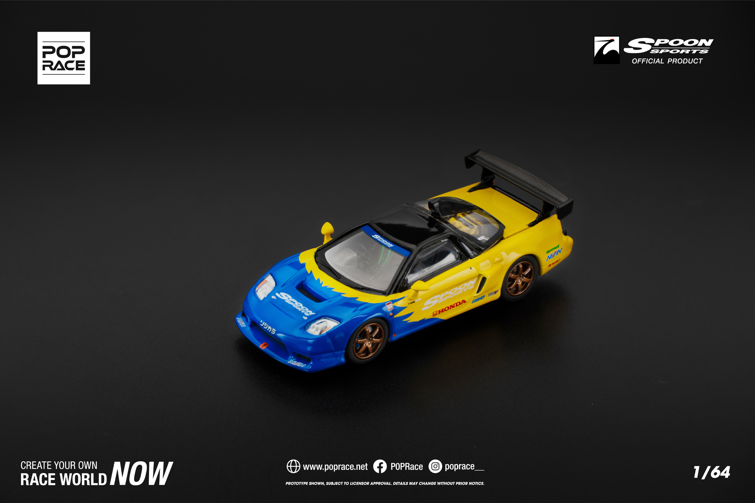 [POP RACE] 1:64 Spoon NSX-R GT