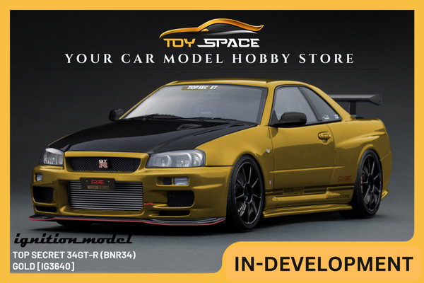 [IGNITION MODEL] 1:18 TOP SECRET 34GT-R (BNR34) Gold [IG3640]